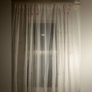flower curtains
